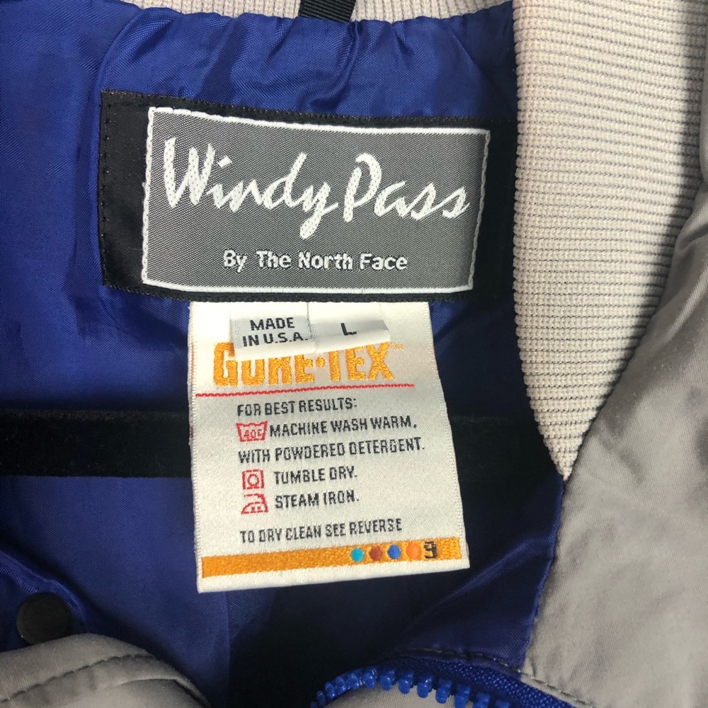 Windy Pass By North Face Gray Jacket Vintage - Picture 3 of 8
